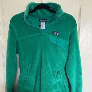 Turquoise Green Patagonia Pullover